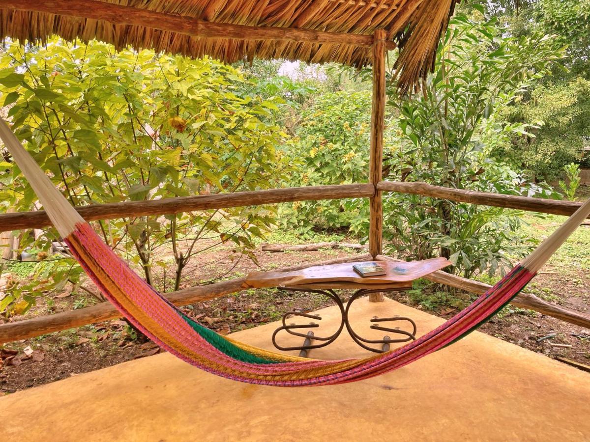 Encantadora Villa Maya Tradicional En Rancho Agroecologico Tzucaceb Kültér fotó