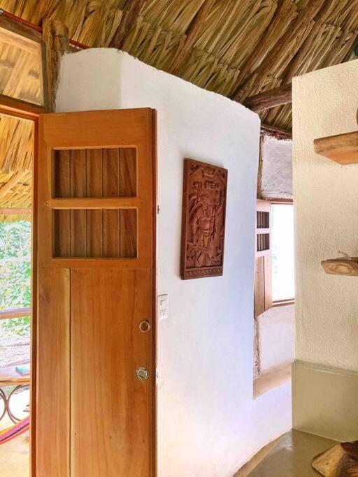 Encantadora Villa Maya Tradicional En Rancho Agroecologico Tzucaceb Kültér fotó