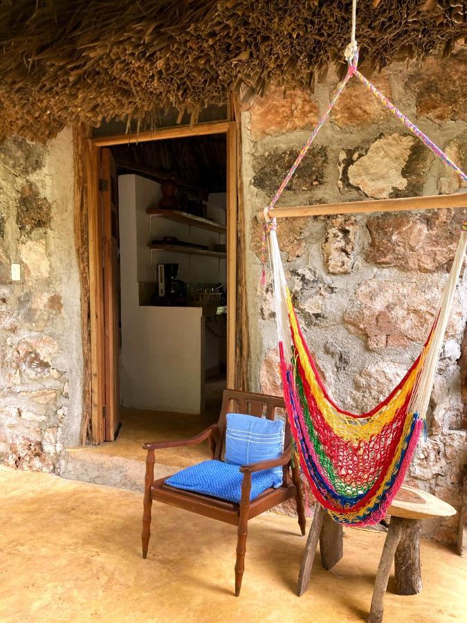 Encantadora Villa Maya Tradicional En Rancho Agroecologico Tzucaceb Kültér fotó
