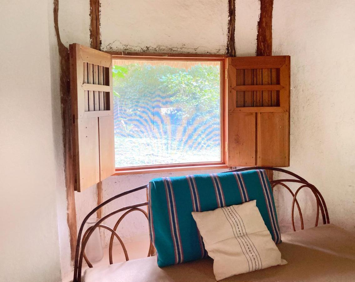 Encantadora Villa Maya Tradicional En Rancho Agroecologico Tzucaceb Kültér fotó