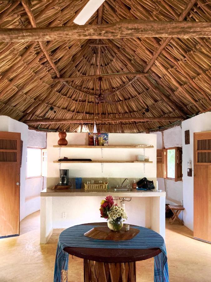 Encantadora Villa Maya Tradicional En Rancho Agroecologico Tzucaceb Kültér fotó