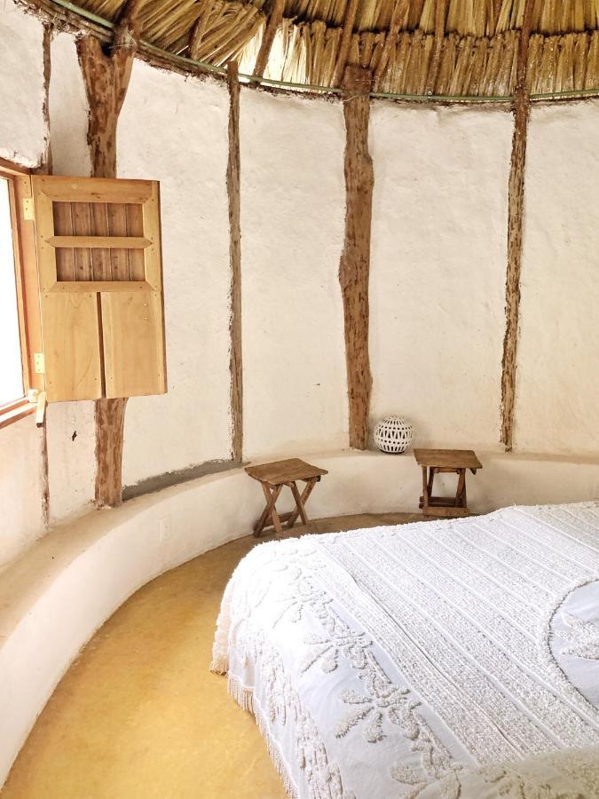 Encantadora Villa Maya Tradicional En Rancho Agroecologico Tzucaceb Kültér fotó